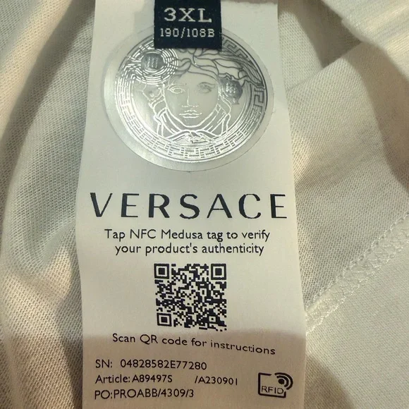 Authentic Versace Medusa Tee - Picture 3 of 7